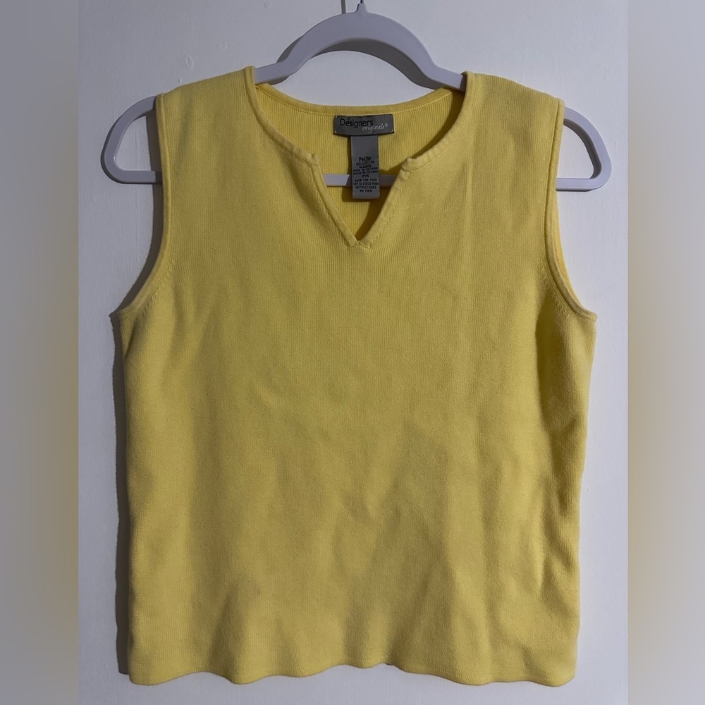 Light yellow tank top
